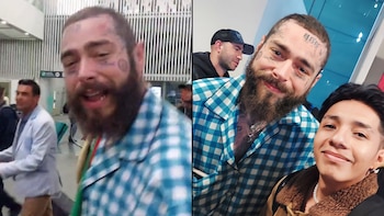 El rapero fue recibido por