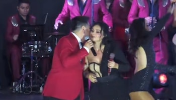 Pamela Franco sorprende con Leonard León luego del matrimonio de Christian Domínguez y Karla Tarazona. Captura: TikTok.