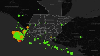 Se registran 249 réplicas tras el sismo de magnitud 7.4 y Guatemala sigue en alerta