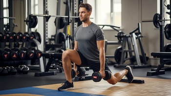 Cómo realizar la sentadilla dividida