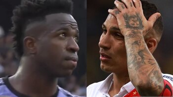 Paolo Guerrero le mostró su apoyo a Vinicius, quien sufrió racismo por hinchas de Valencia en la derrota de Real Madrid.