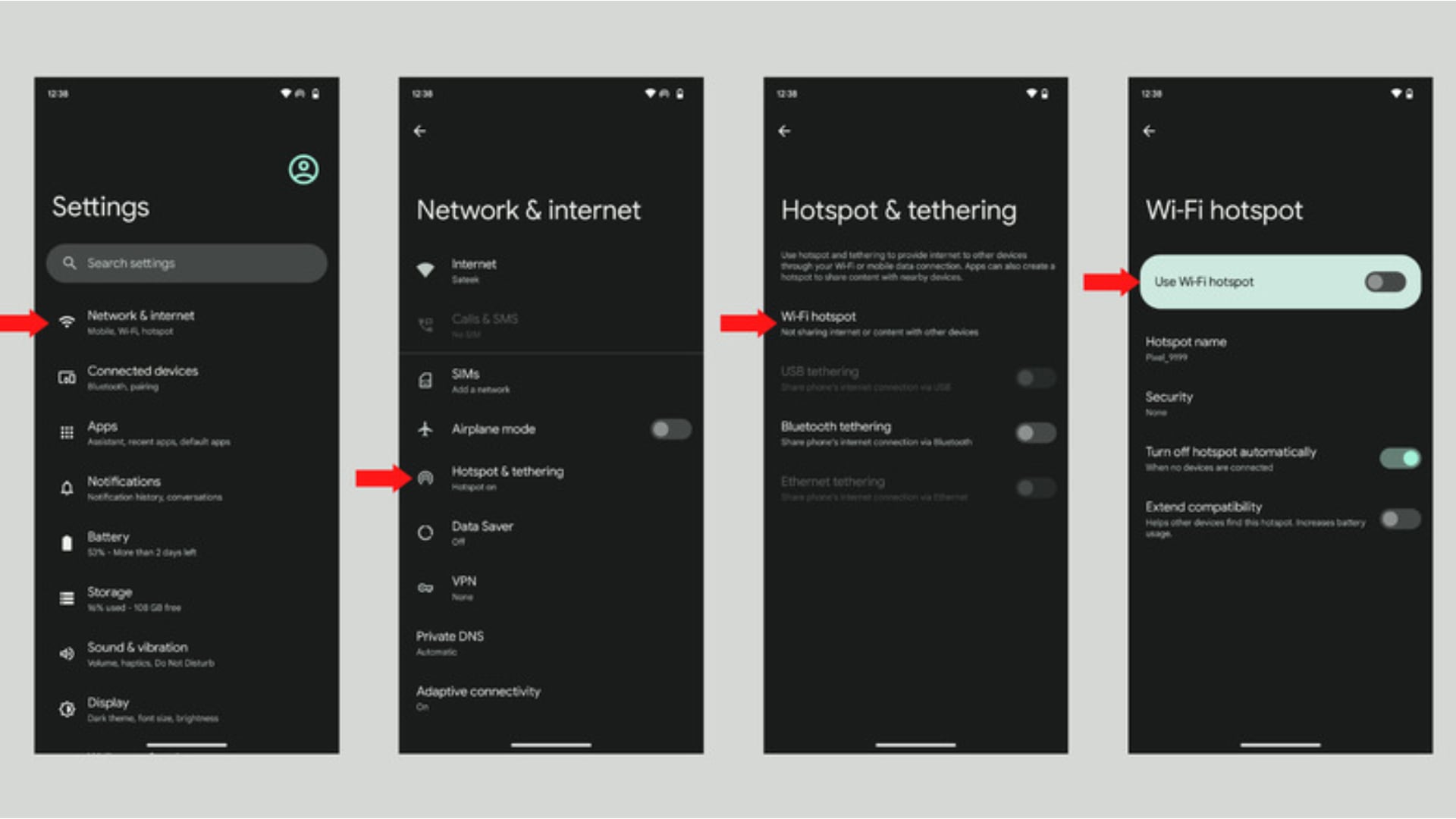 Android admite hasta diez conexiones simultáneas a través de la función de zona WiFi. (Piedmont University)