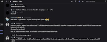 Mensajes del grupo de Discord Gen Z 212 que organiza protestas Marruecos