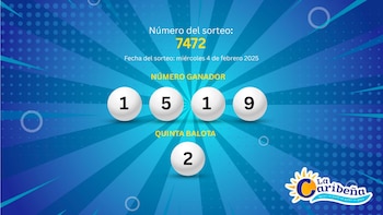 Estos fueron los números ganadores del 4 de febrero de 2026 en el sorteo de La Caribeña Noche. (Jovani Pérez/Infobae)