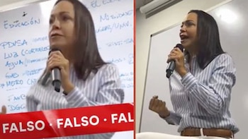 El video fue manipulado para