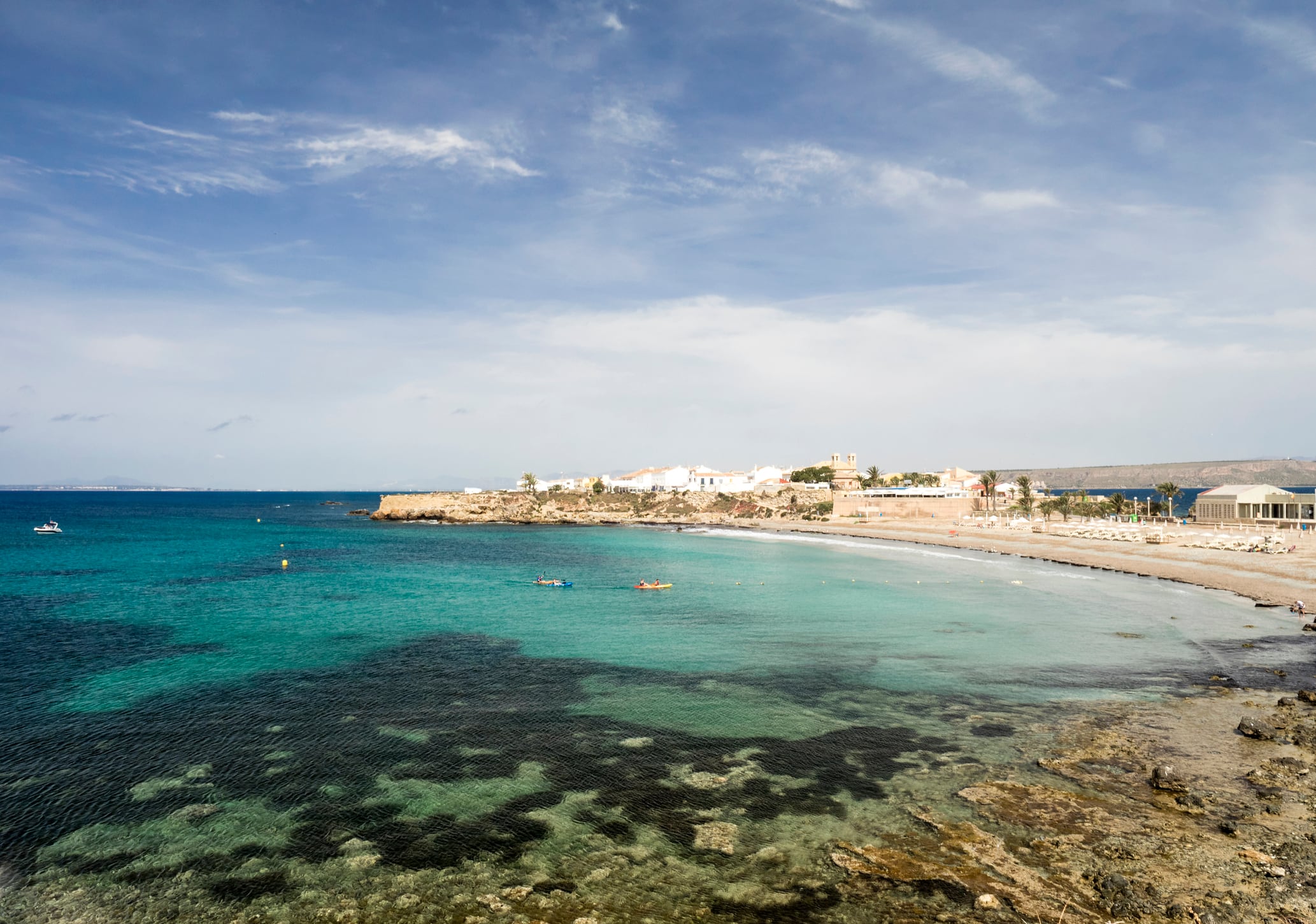 La playa de Tabarca, en Alicante.