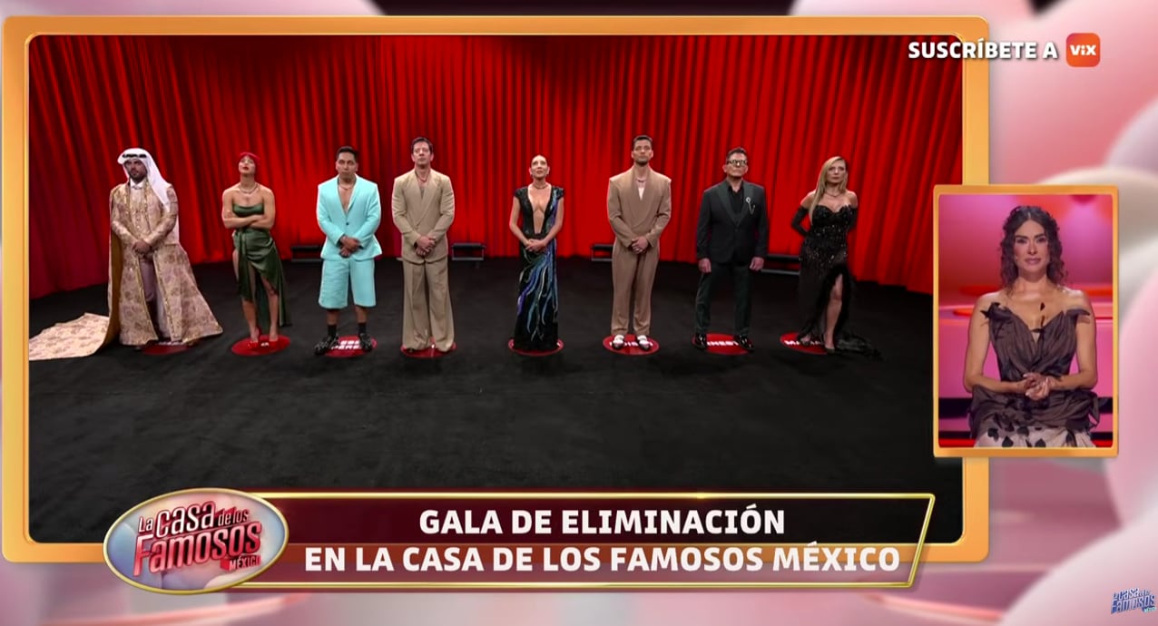 Este domingo 23 de agosto, La Casa de los Famosos México 2026 vivió su cuarta eliminación en una gala marcada por la cancelación de los posicionamientos y una placa de nueve nominados que mantuvo en vilo a los televidentes hasta el último momento. (Captura de pantalla YouTube La Casa de los Famosos México)