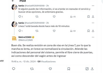 Servicio lento en la Línea