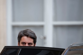 Gabriel Attal, último primer ministro francés. (Benoit Tessier/Reuters)