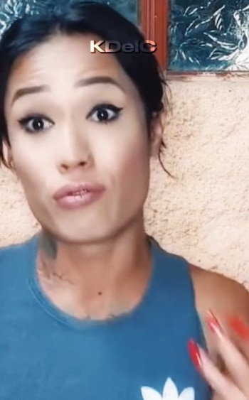 Así se veía Karina cuando