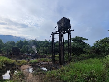 El complejo estaría avaluado en más de 60 millones de pesos - crédito @OlgaLucaCotamo/X