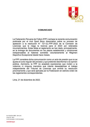 El máximo ente se mostró