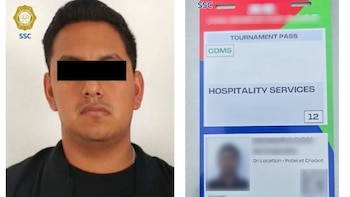 Trataba de rentar su acreditación para partidos del Mundial 2026 en la CDMX y terminó arrestado
