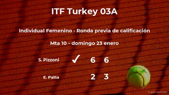 Sofia Pizzoni consigue vencer en