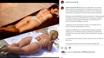 Pedro Suárez Vértiz compartió foto