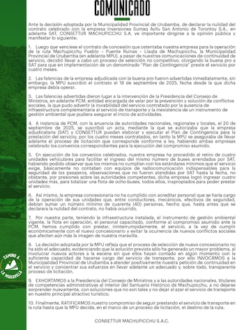 La empresa Inversiones Sumaq Ayllu