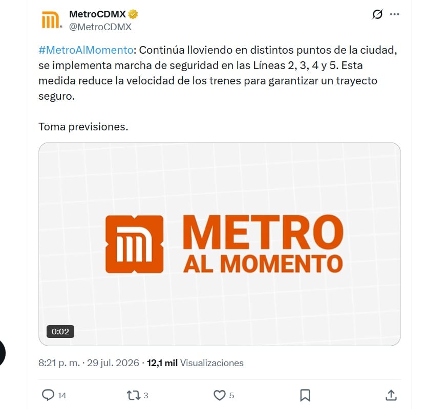 (X/ @MetroCDMX)