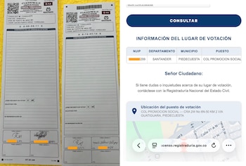 Alejandro Ocampo reveló que la persona que apareció en dos mesas de votación como jurado en Venezuela tiene su puesto de votación en Piedecuesta, Santander - crédito @alejoocampog/X