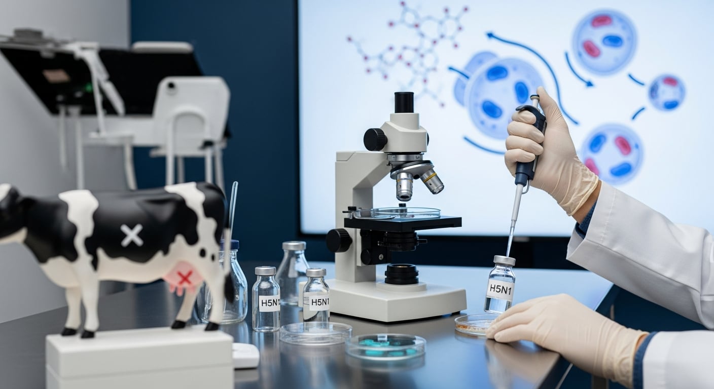 El hallazgo de la Universidad de Pittsburgh podría ayudar a identificar tejidos vulnerables y prevenir la propagación de la gripe aviar H5N1 (Imagen Ilustrativa Infobae)