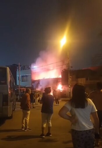 Callao en llamas: el incendio
