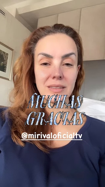 Barros compartió un video en