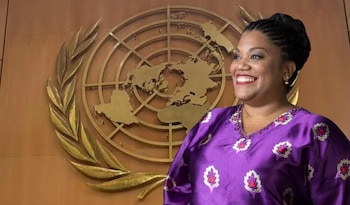 Anna Matarrita McCalla asumió la vicepresidencia del Foro Permanente de Afrodescendientes de la ONU en Ginebra. Cortesía: UNFPA Costa Rica