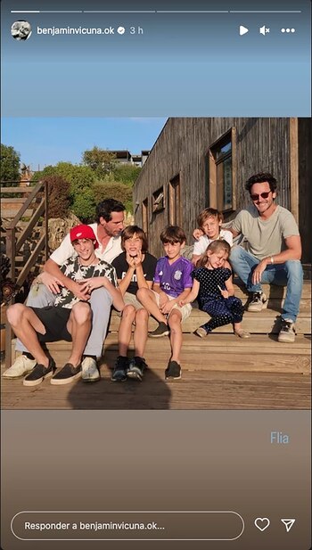 Benjamín Vicuña se reencontró con