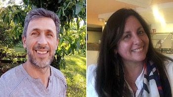 Lucas Vogel y Karina