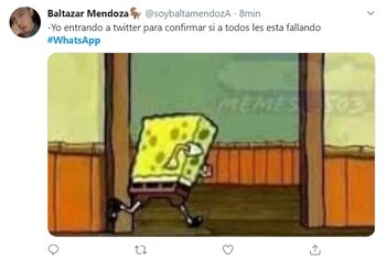 Caída en whatsapp