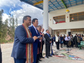 Inauguración del CADE Ejecutivos 2023 desde el Cusco | Infobae / Clara Giraldo