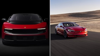 Comparan el nuevo Ferrari eléctrico con el tope de gama de Tesla: este es el resultado