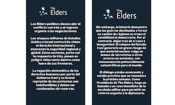 La organización The Elders, liderada