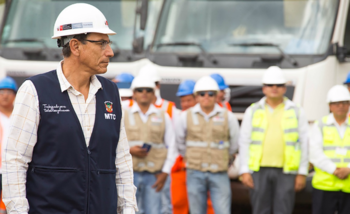 El expresidente Martín Vizcarra es investigado por la presunta recepción de coimas millonarias por parte de la empresa Obrainsa. Panamericana.