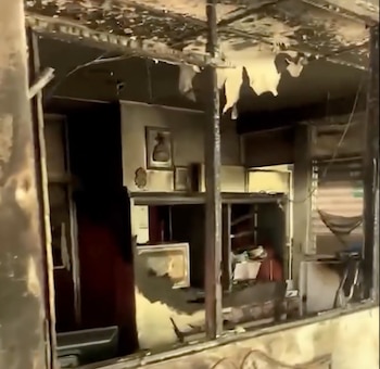 Una cuadrilla también colaborará en la limpieza del Hogar de Larga Estancia Santiago Crespo, afectado por un incendio. Crédito: Captura video Ministerio de Justicia y Paz