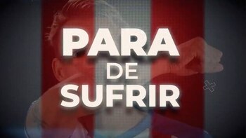 "Para de sufrir", le mandaron