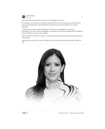 Las palabras del alcalde de