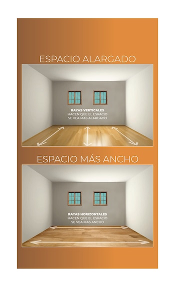 El uso de azulejos grandes