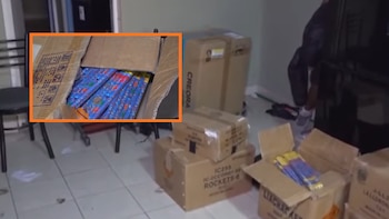 Incautan más de 50 cajas