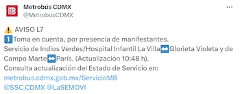 Estado de las unidades del