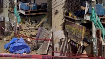 Histórica casona se derrumba en Huancayo tras trabajos sin autorización
