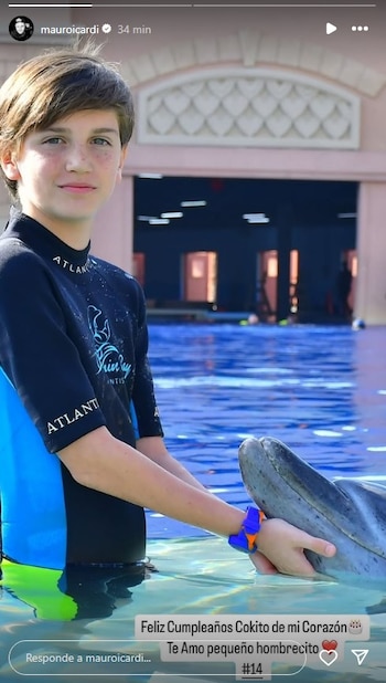 El saludo de Mauro Icardi