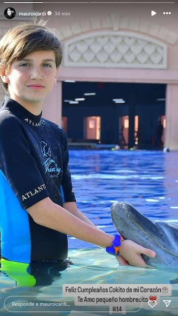 El saludo de Mauro Icardi