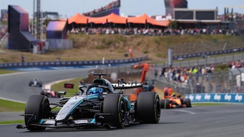 Russell domina la esprint de Zandvoort y Alonso y Sainz siguen sufriendo