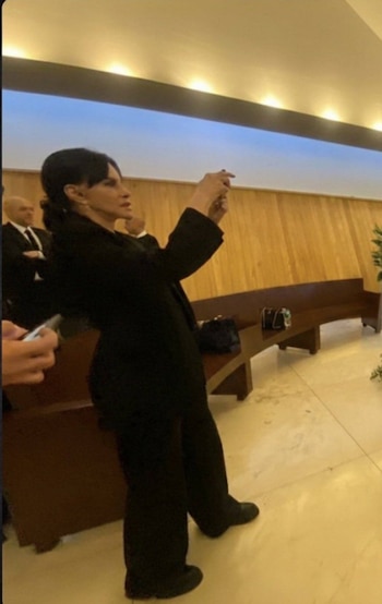 La escena se produjo en