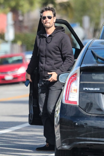 Rodrigo Santoro fue fotografiado cuando