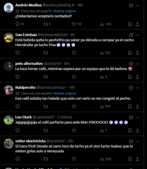 Los comentarios expresando la salida de James, o la falta de actitud del colombiano fueron evidentes tras la publicación de James-crédito X