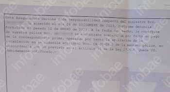 Le robaron el auto en Nochebuena y el seguro se negó a pagar por una cuota vencida: el detalle por el que le ganó el juicio a la aseguradora