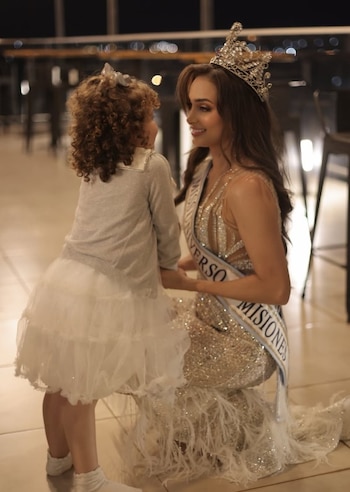 La flamante Miss Universo Argentina 2026 también es madre de una pequeña niña, Sophi (Instagram)
