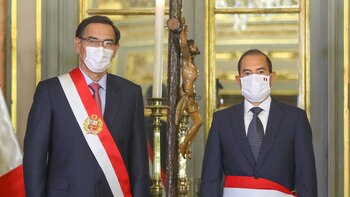 Martín Vizcarra y Walter Martos