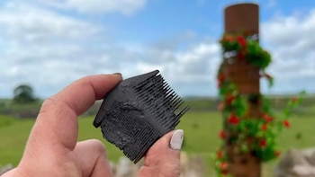 El foso donde apareció la